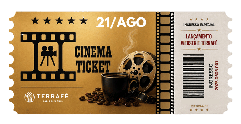 Ingresso especial — Lançamento Websérie Terrafé · 21/AGO · COFFEES